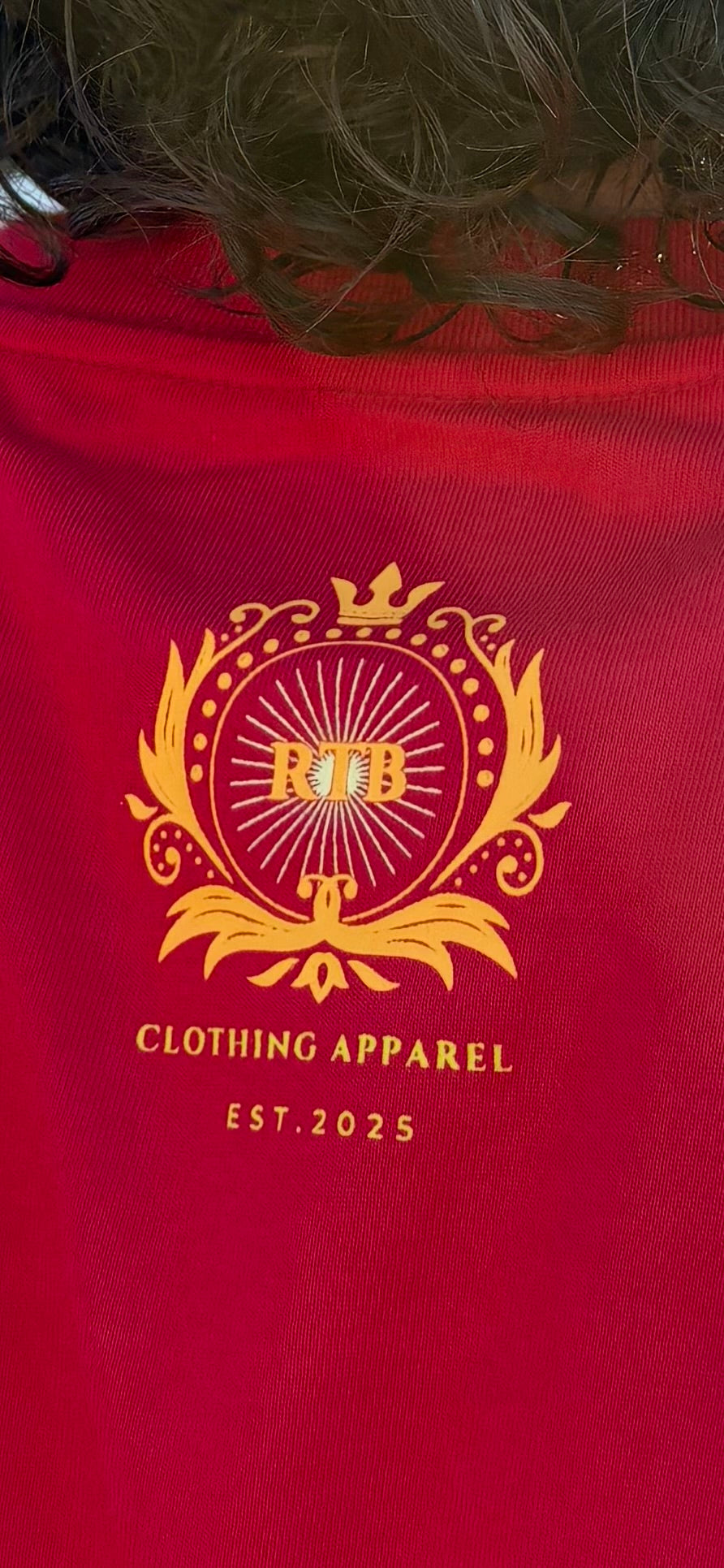 RESPECT THE BODY Crown t-shirt Red