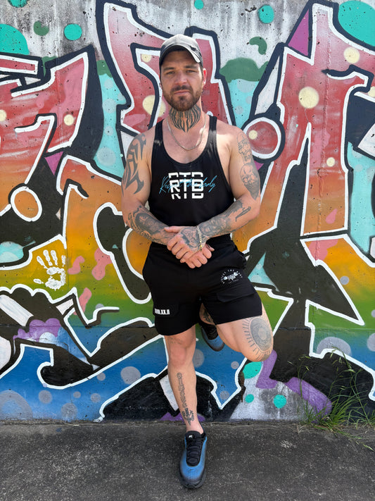 RESPECT THE BODY singlet Black