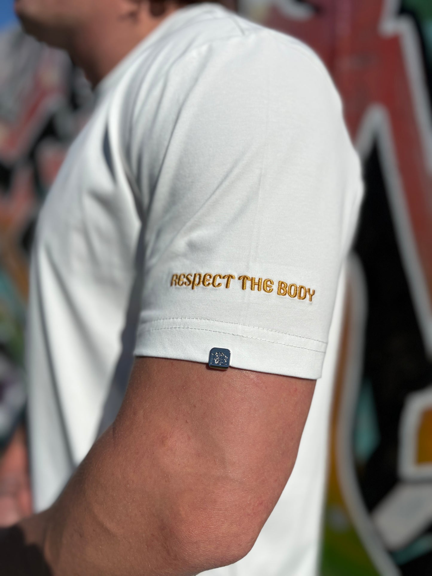 RESPECT THE BODY Lux T-Shirt WHITE