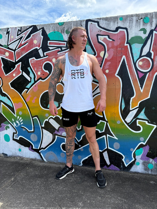 RESPECT THE BODY singlet White