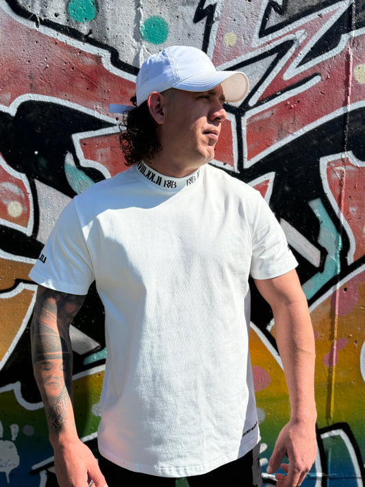 RESPECT THE BODY Roman t-Shirt WHITE