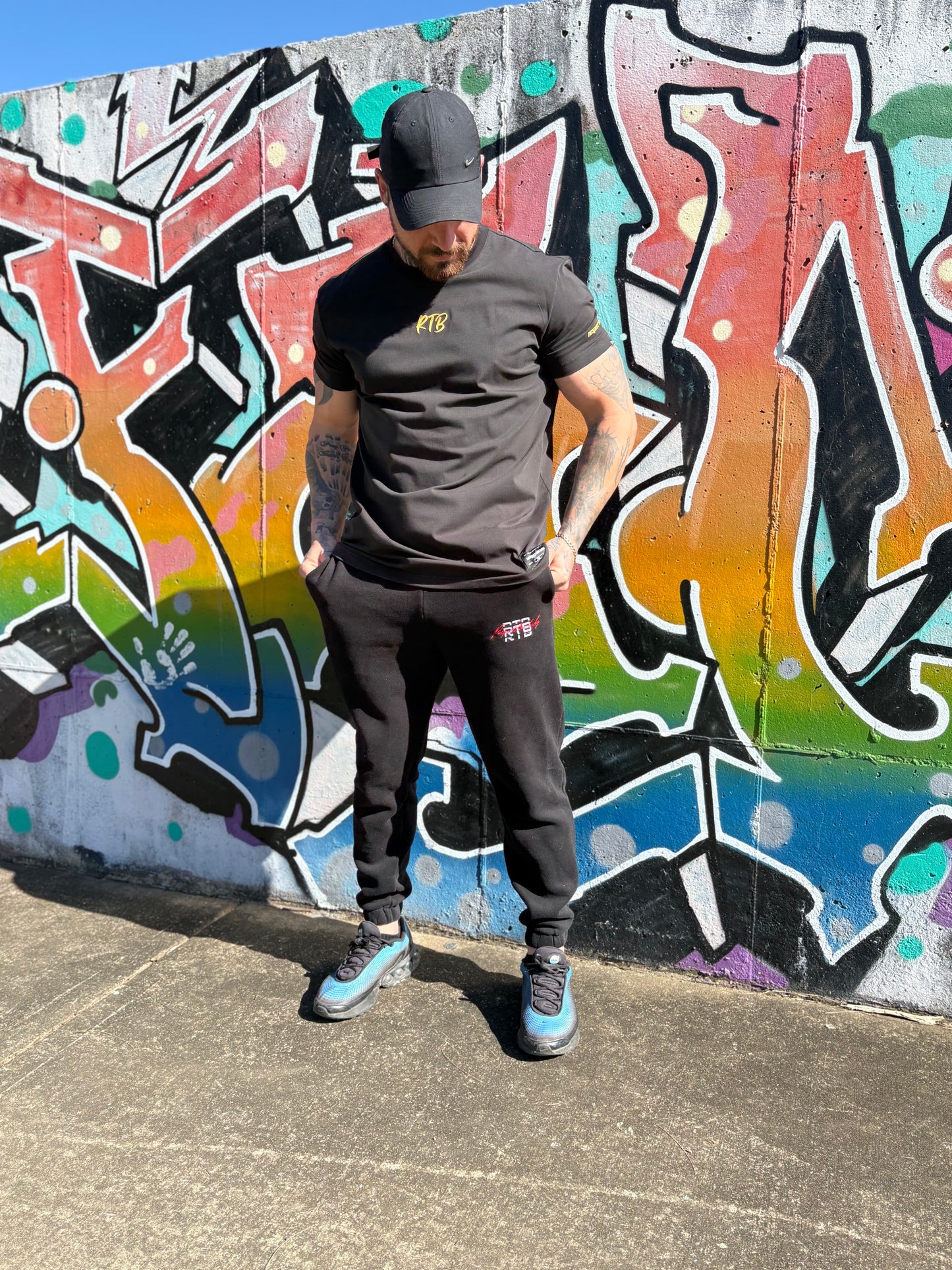 RESPECT THE BODY Lux t-shirt BLACK