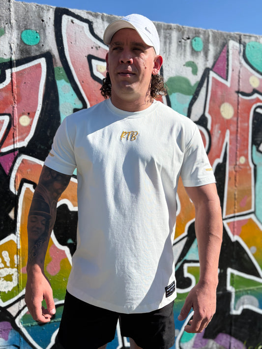 RESPECT THE BODY Lux T-Shirt WHITE