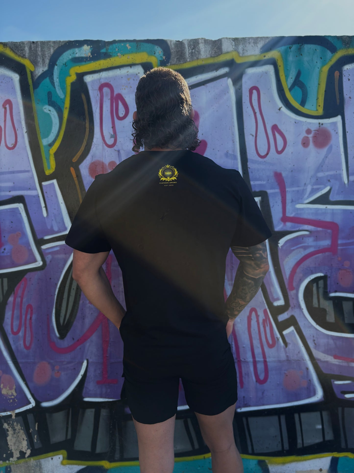 RESPECT THE BODY Crown t-shirt Black