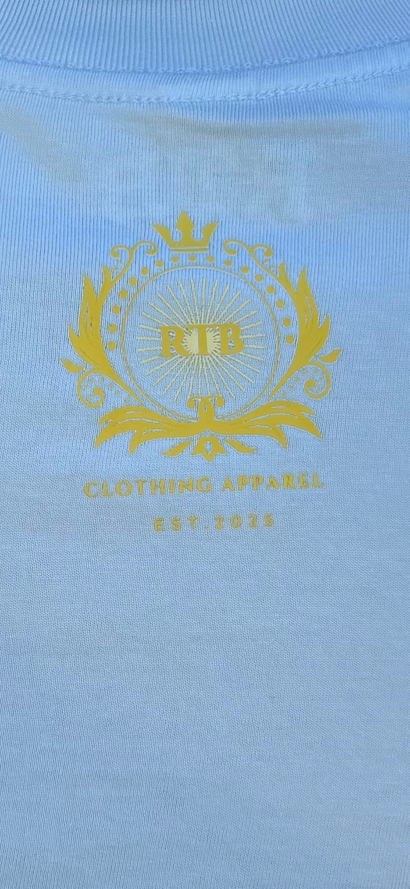 RESPECT THE BODY Crown t-shirt Sky Blue