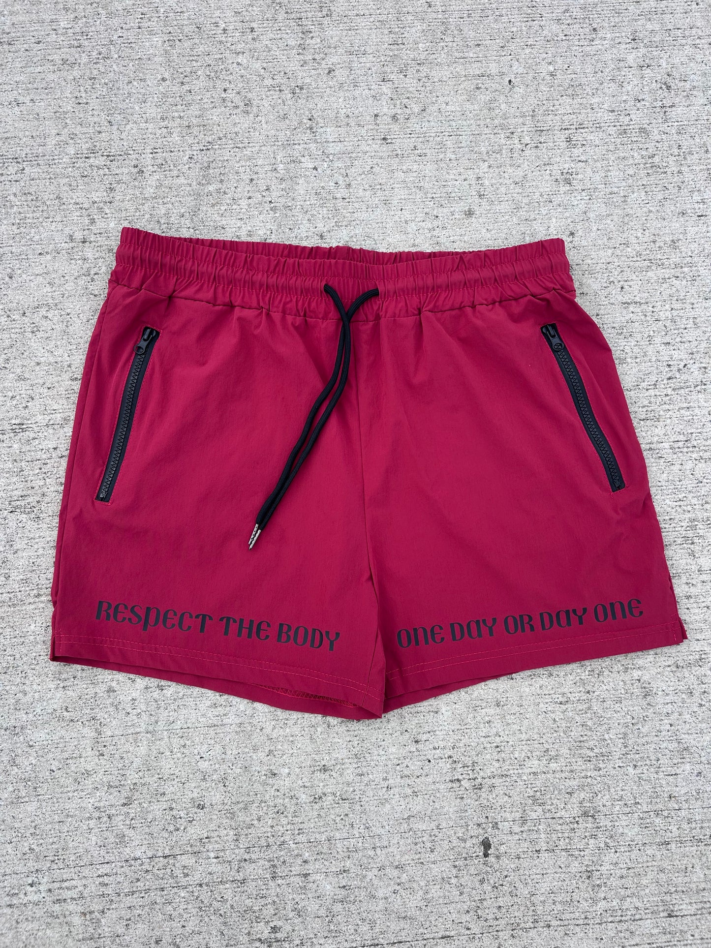 RTB One Day or Day One Men’s Shorts - Burgundy